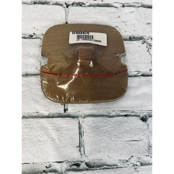 Longaberger Woodcrafts Square Lid 5.5" w/Square Knob and Cut-Outs on Side #59065 - Picture 1 of 2